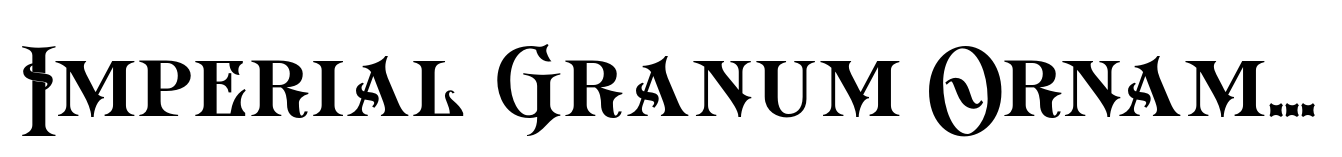 Imperial Granum Ornamental Bold